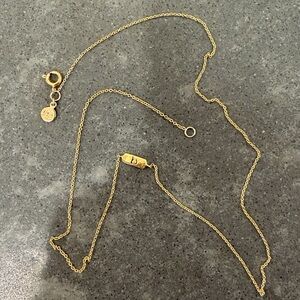 Gorjana Gold Necklace B P or D initial.